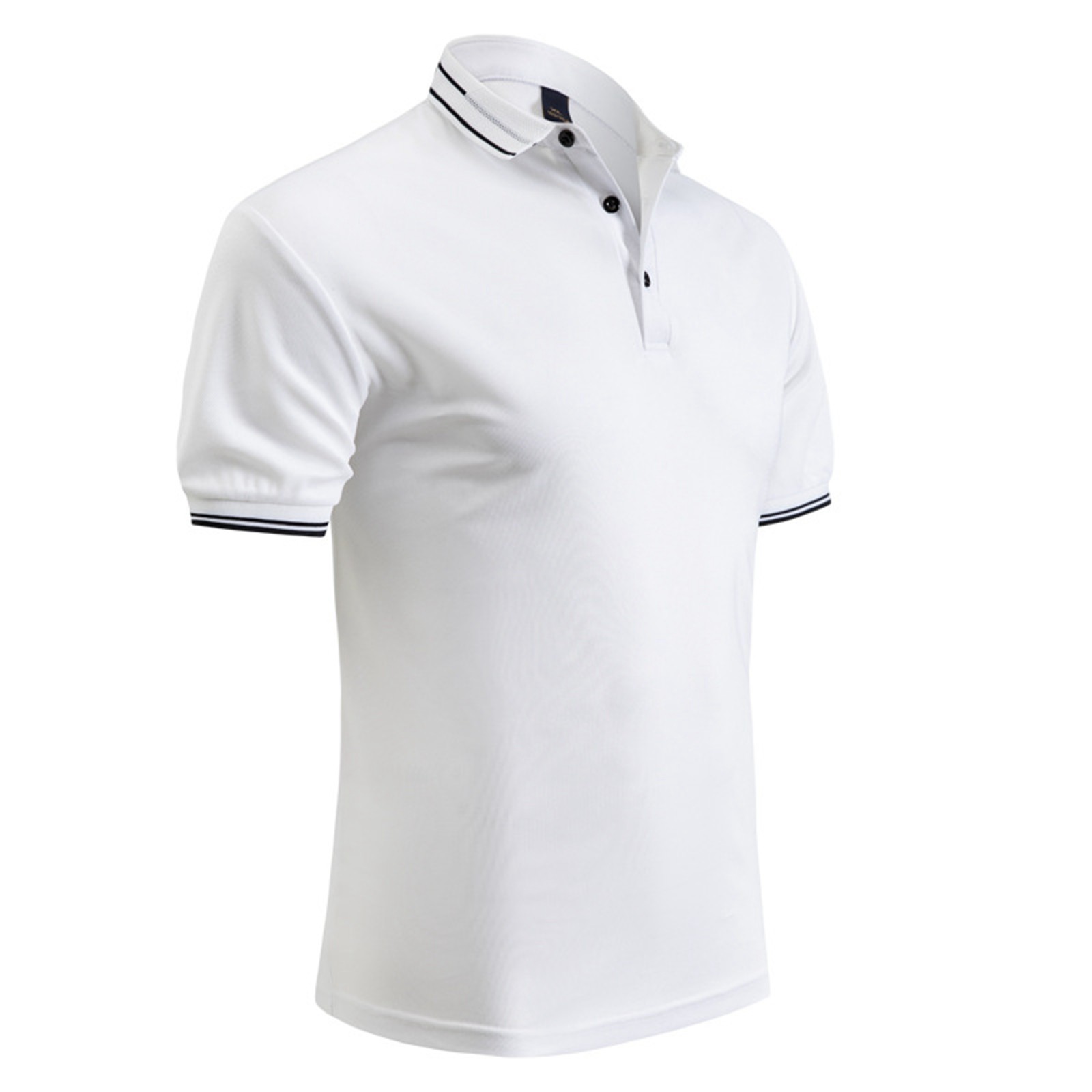 thumbnail image 1 of Camisa a rayas slim fit para hombre: prenda informal de negocios, tejido transpirable para primavera/verano/otoño, estampado elegante y sofisticado, 1 of 4